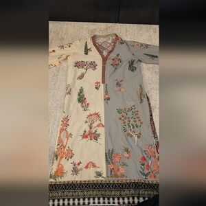 Nida Azwer Stictched Lawn Shalwar Kameez